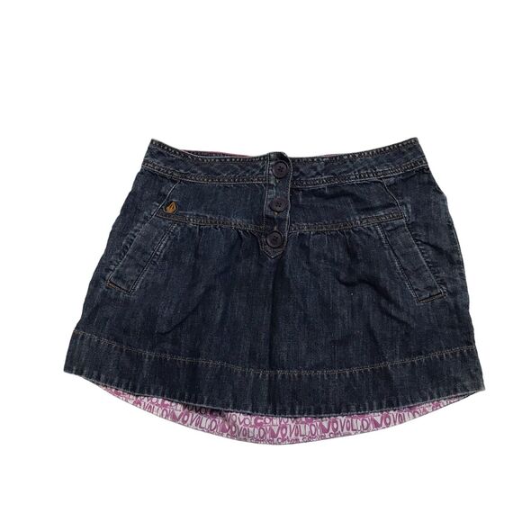 Vintage Y2K volcom Mini Skirt size 7 - Picture 2 of 12